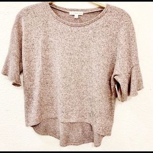 Tucker + Tate Ruffle Knit Top (Big Girl). NWT.